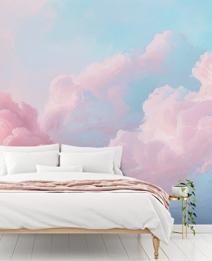 rosa sky tapet veggmaleri kalt Abstract Pastel Clouds for soverom, stuer og bad rosa sky tapet veggmaleri kalt Abstract Pastel Clouds for soverom, stuer og bad