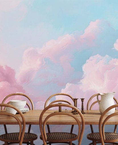 pink cloud wallpaper mural called Abstract Pastel Clouds for bedrooms, living rooms and bathrooms pink cloud wallpaper mural called Abstract Pastel Clouds for bedrooms, living rooms and bathrooms