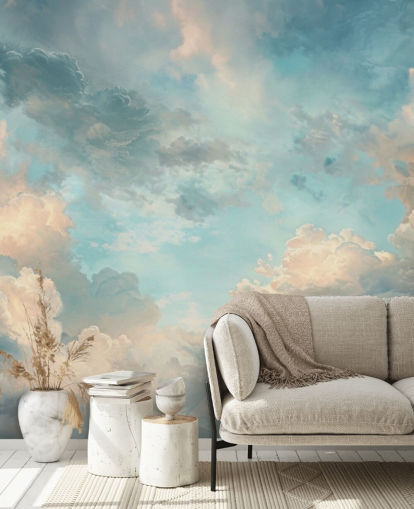 sininen pilvi taustakuvamaalaus nimeltä Abstract Sky Blue Clouds makuuhuoneisiin, kylpyhuoneisiin ja olohuoneisiin sininen pilvi taustakuvamaalaus nimeltä Abstract Sky Blue Clouds makuuhuoneisiin, kylpyhuoneisiin ja olohuoneisiin