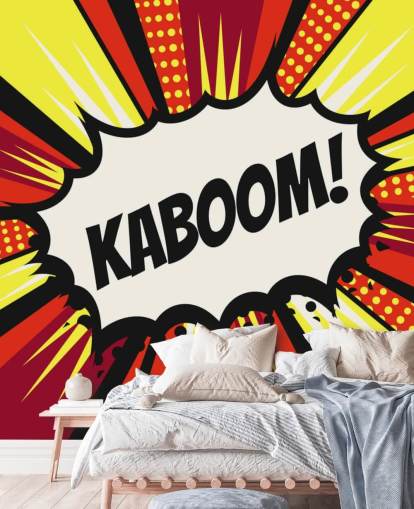 Vintage pop art sarjakuvia puhe kupla (Kaboom!) vektori Vintage pop art sarjakuvia puhe kupla (Kaboom!) vektori