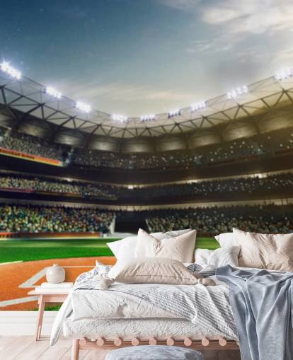 Baseball Stadium at Night Wallpaper Baseball Stadium at Night Wallpaper