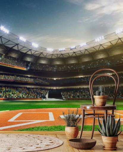 Baseball Stadium at Night Wallpaper Baseball Stadium at Night Wallpaper