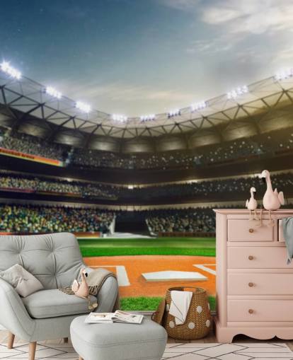 Baseball Stadium at Night Wallpaper Baseball Stadium at Night Wallpaper