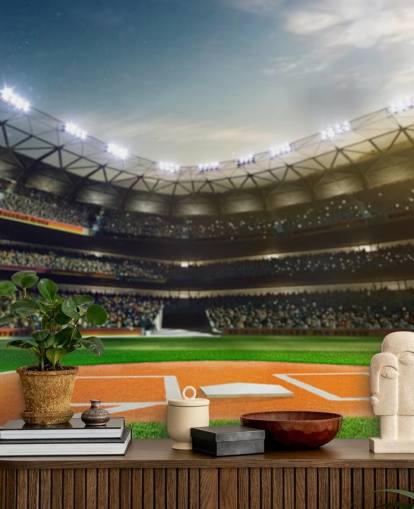Baseball Stadium at Night Wallpaper Baseball Stadium at Night Wallpaper