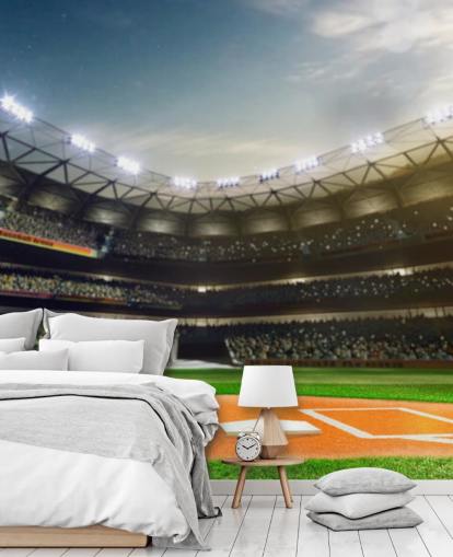 Fond d'écran Stade de baseball de nuit Fond d'écran Stade de baseball de nuit