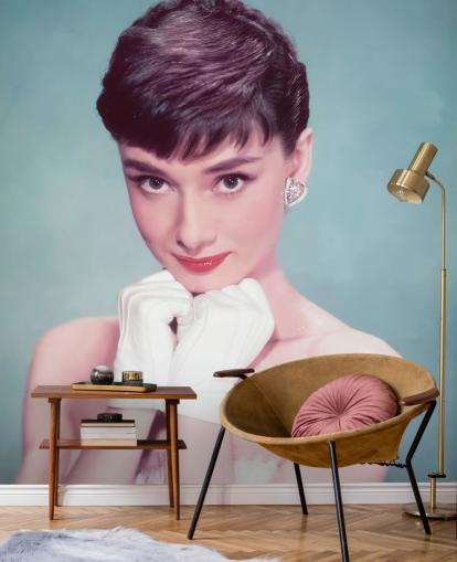 movie wallpaper called Audrey Hepburn (Sabrina) III for living rooms, bedrooms and home offices