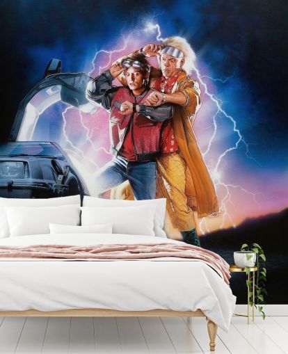 papier peint mural Retour vers le futur, partie II, pour les chambres, les bureaux et les grottes