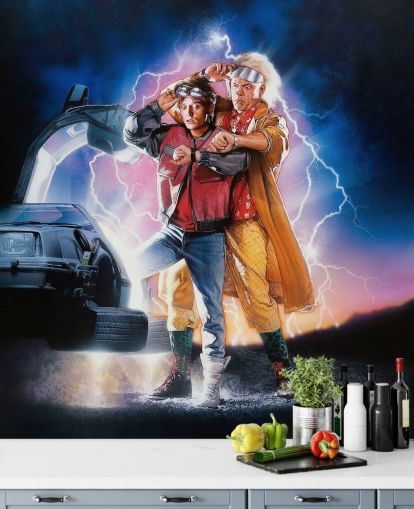 back to the future deel ii behangmuurschildering voor slaapkamers, kantoren en mancave back to the future deel ii behangmuurschildering voor slaapkamers, kantoren en mancave