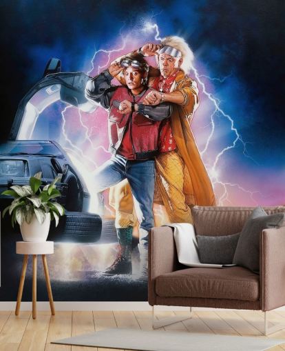 papier peint mural Retour vers le futur, partie II, pour les chambres, les bureaux et les grottes papier peint mural Retour vers le futur, partie II, pour les chambres, les bureaux et les grottes
