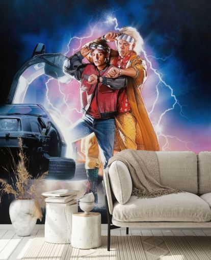 papier peint mural Retour vers le futur, partie II, pour les chambres, les bureaux et les grottes