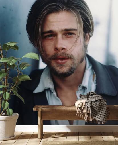 mural de parede de filme chamado Brad Pitt (Kalifornia) para salas de estar e quartos
