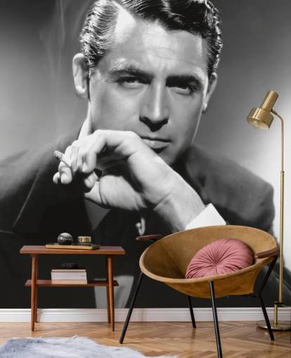 papier peint mural de film en noir et blanc appelé Cary Grant V pour les chambres, les salons et les bureaux à domicile papier peint mural de film en noir et blanc appelé Cary Grant V pour les chambres, les salons et les bureaux à domicile