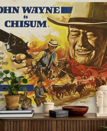 affiche de film colorée appelée Chisum Movie Poster pour les chambres à coucher, les salons et les bureaux à domicile affiche de film colorée appelée Chisum Movie Poster pour les chambres à coucher, les salons et les bureaux à domicile