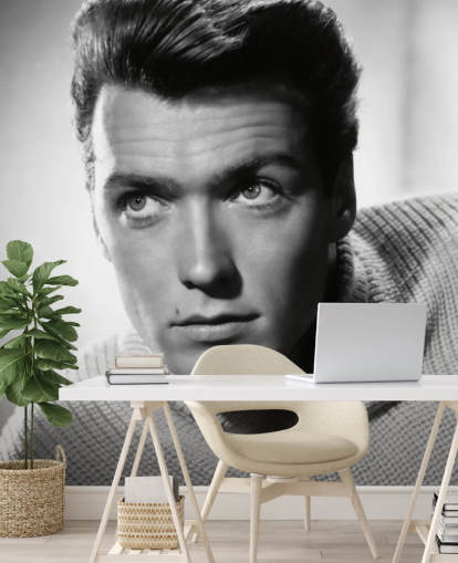 fond d'écran de film en noir et blanc appelé Clint Eastwood pour les maisons et les entreprises fond d'écran de film en noir et blanc appelé Clint Eastwood pour les maisons et les entreprises