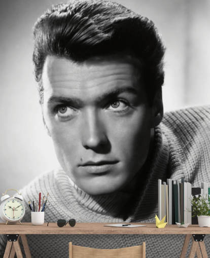 fondo de pantalla de película en blanco y negro llamado Clint Eastwood para hogares y negocios fondo de pantalla de película en blanco y negro llamado Clint Eastwood para hogares y negocios