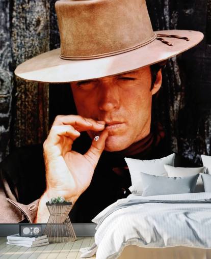 färgad clint eastwood tapet som heter Clint Eastwood (Hang 'Em High) för hem och företag