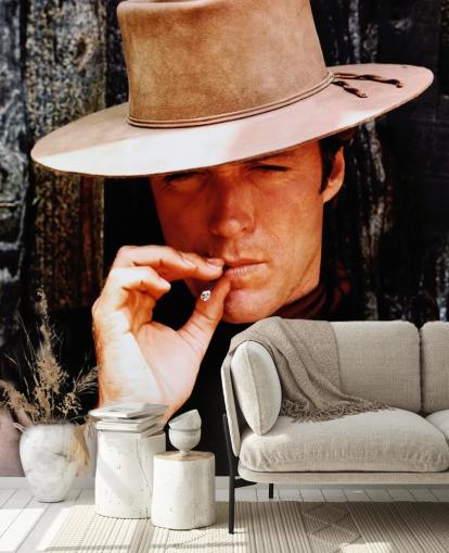 papel pintado de colores de Clint Eastwood llamado Clint Eastwood (Hang 'Em High) para hogares y negocios