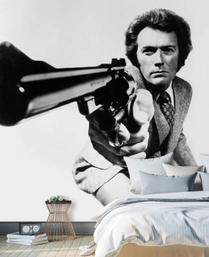 mustavalkoinen clint eastwood tapetti seinämaalaus Clint Eastwood (Magnum Force) makuuhuoneisiin, yrityksiin ja toimistoihin mustavalkoinen clint eastwood tapetti seinämaalaus Clint Eastwood (Magnum Force) makuuhuoneisiin, yrityksiin ja toimistoihin