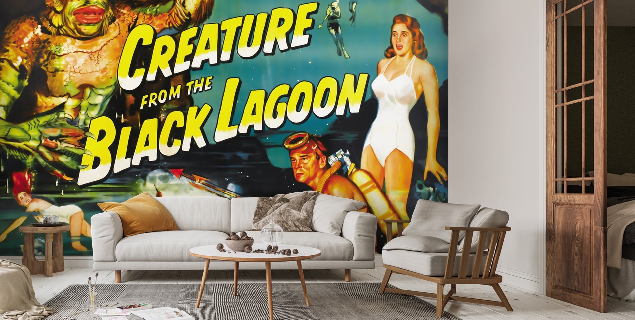Creature from the Black Lagoon Wall Mural | Wallsauce US