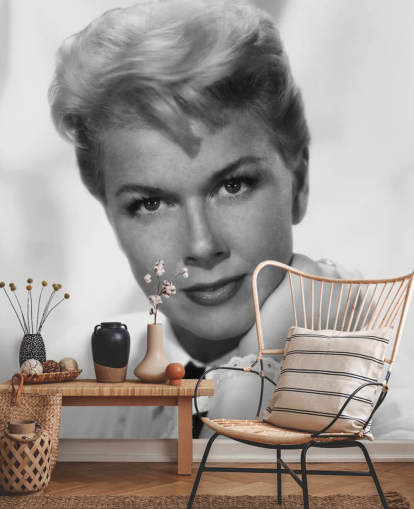 sort/hvid doris day tapetmaleri kaldet Doris Day (The Man Who Knew Too Much) sort/hvid doris day tapetmaleri kaldet Doris Day (The Man Who Knew Too Much)