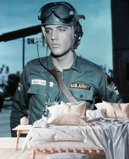 elvis presley movie wallpaper mural called Elvis Presley (G.I. Blues) for living rooms and bedrooms