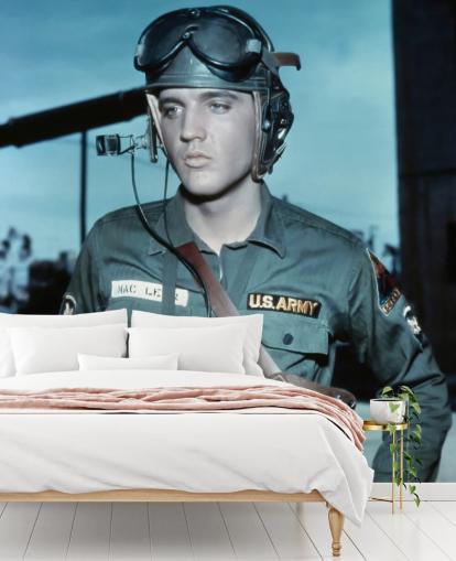 papier peint mural du film Elvis Presley appelé Elvis Presley (G.I. Blues) pour les salons et les chambres