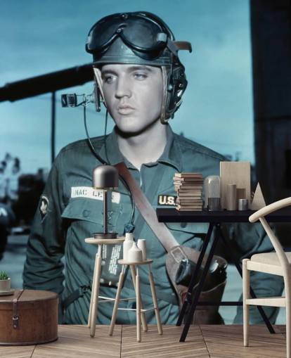 elvis presley movie wallpaper mural called Elvis Presley (G.I. Blues) for living rooms and bedrooms elvis presley movie wallpaper mural called Elvis Presley (G.I. Blues) for living rooms and bedrooms