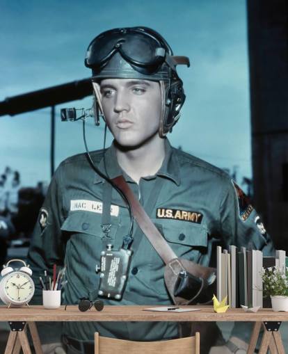 elvis presley filmtapet veggmaleri kalt Elvis Presley (GI Blues) for stuer og soverom