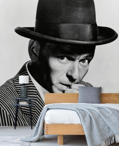 mural de película en blanco y negro Frank Sinatra (Guys and Dolls) para dormitorios, salas de estar y más