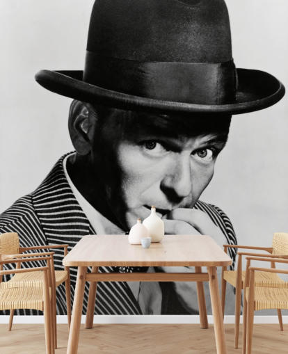 mural de filme em preto e branco Frank Sinatra (Guys and Dolls) para quartos, salas de estar e muito mais
