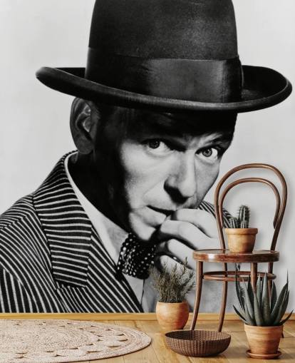 mural de película en blanco y negro Frank Sinatra (Guys and Dolls) para dormitorios, salas de estar y más