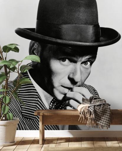 black and white movie mural called Frank Sinatra (Guys and Dolls) for bedrooms, living rooms and more