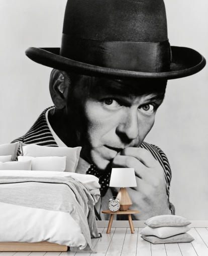mural de película en blanco y negro Frank Sinatra (Guys and Dolls) para dormitorios, salas de estar y más