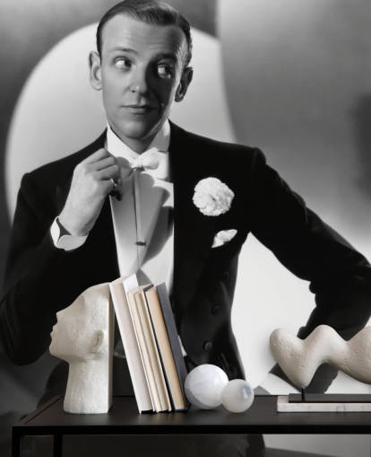 black and white ferd astaire wall mural called Ferd Astaire (You'll Never Get Rich)