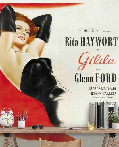 filmaffisch tapet väggmålning som heter Gilda Poster för sovrum, biografrum och vardagsrum