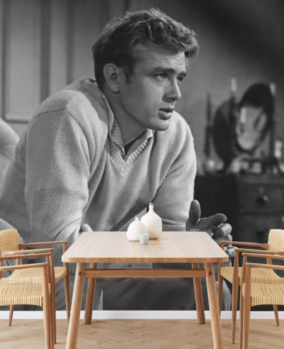 black and white james dean wallpaper called James Dean (East of Eden) for bedrooms, cinema rooms and home offices black and white james dean wallpaper called James Dean (East of Eden) for bedrooms, cinema rooms and home offices