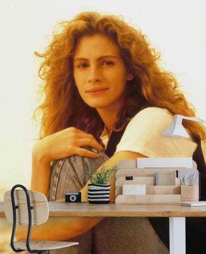 movie wall mural called Julia Roberts (Sleeping with the Enemy) for bedrooms, living rooms and home offices