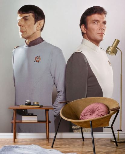 star trek wall mural called Leonard Nimoy & William Shatner (Star Trek II: The Wrath of Khan) for bedrooms and living rooms
