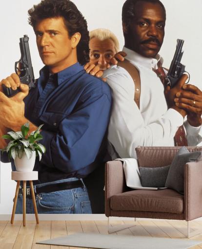 filmvægmaleri kaldet Lethal Weapon 3 til soveværelser, stuer og biografrum