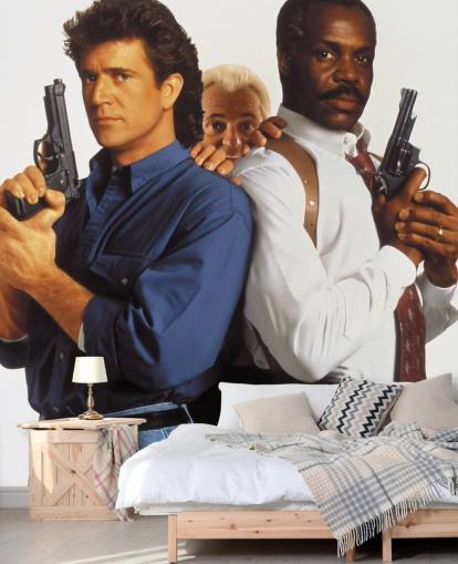 filmvægmaleri kaldet Lethal Weapon 3 til soveværelser, stuer og biografrum filmvægmaleri kaldet Lethal Weapon 3 til soveværelser, stuer og biografrum