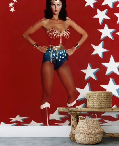 rote, weiße und blaue Wonder Woman-Tapete namens Wonder Woman für Schlafzimmer und Unternehmen rote, weiße und blaue Wonder Woman-Tapete namens Wonder Woman für Schlafzimmer und Unternehmen