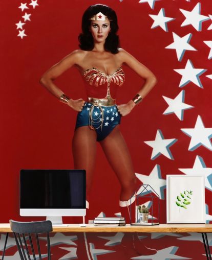 red, white and blue wonder woman wallpaper mural called Wonder Woman for bedrooms and businesses red, white and blue wonder woman wallpaper mural called Wonder Woman for bedrooms and businesses