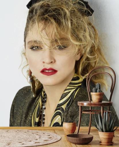 värillinen madonna tapetti seinämaalaus nimeltä Madonna (Desperately Seeking Susan) makuuhuoneisiin