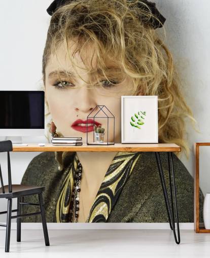 colored madonna wallpaper mural called Madonna (Desperately Seeking Susan) for bedrooms