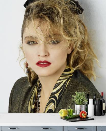 värillinen madonna tapetti seinämaalaus nimeltä Madonna (Desperately Seeking Susan) makuuhuoneisiin
