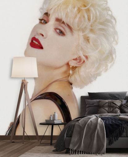 filmmuurschildering genaamd Madonna (Who's That Girl?) II voor slaapkamers, kantoren aan huis en woonkamers