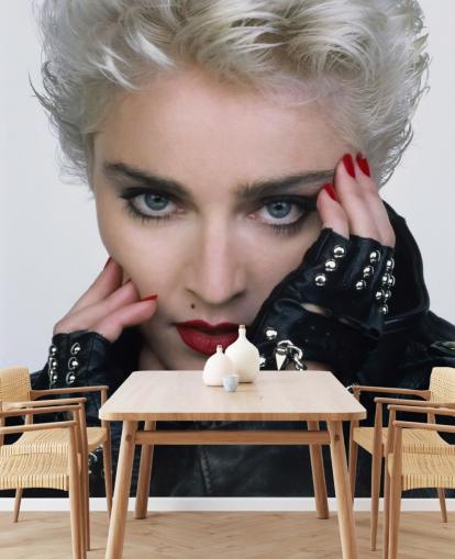 musician wallpaper mural called Madonna (Who's That Girl?) for bedrooms and living rooms