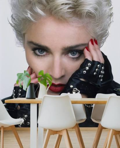 musician wallpaper mural called Madonna (Who's That Girl?) for bedrooms and living rooms