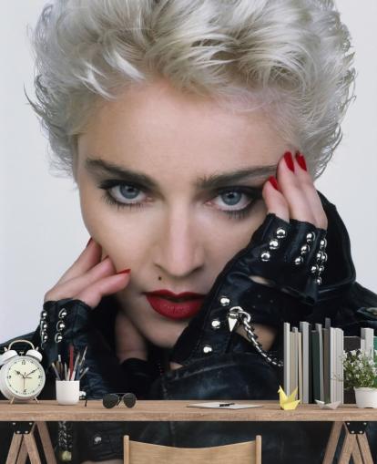 musician wallpaper mural called Madonna (Who's That Girl?) for bedrooms and living rooms
