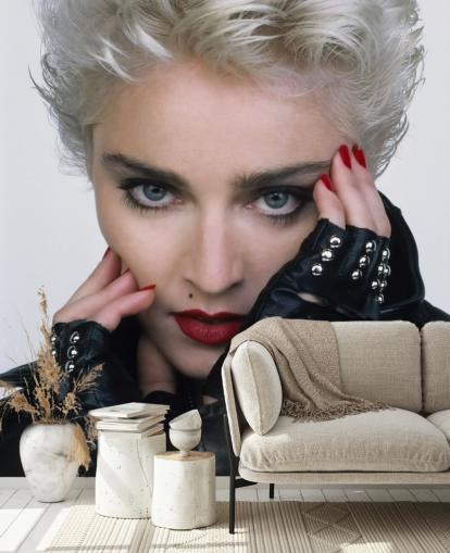 musician wallpaper mural called Madonna (Who's That Girl?) for bedrooms and living rooms